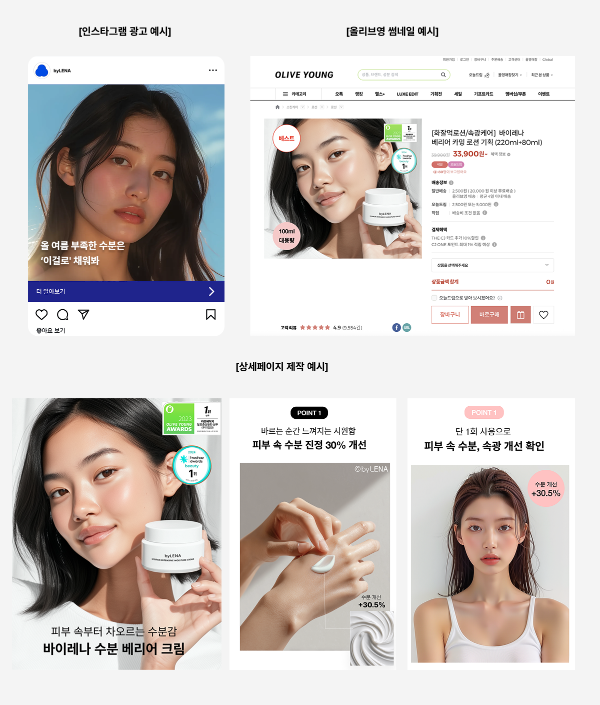 실제 마케팅에 바로 저용 가능한 바이레나 모델
